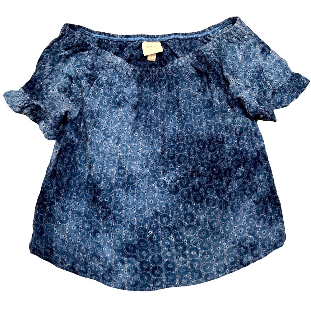 Knox Rose Top Size Small Color Blue